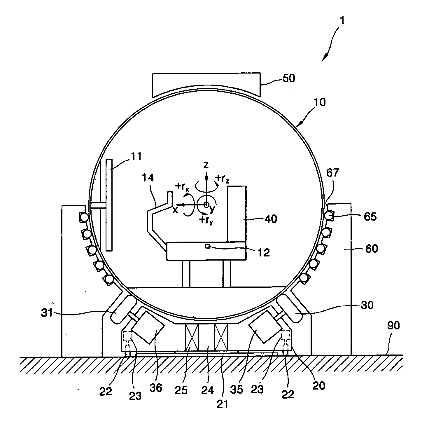 Seat-driving device for simulation system