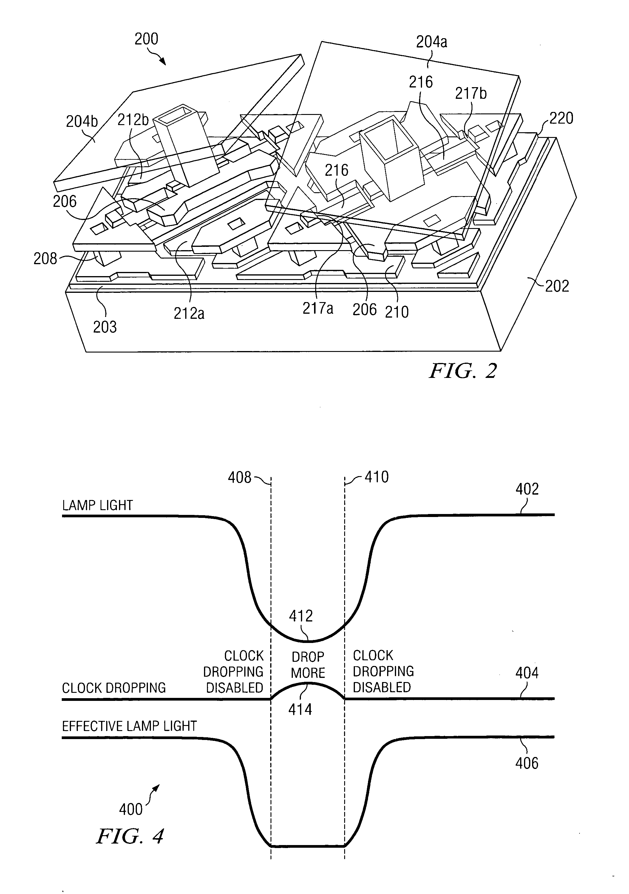 System and method for increasing bit-depth in a video display system using a pulsed lamp