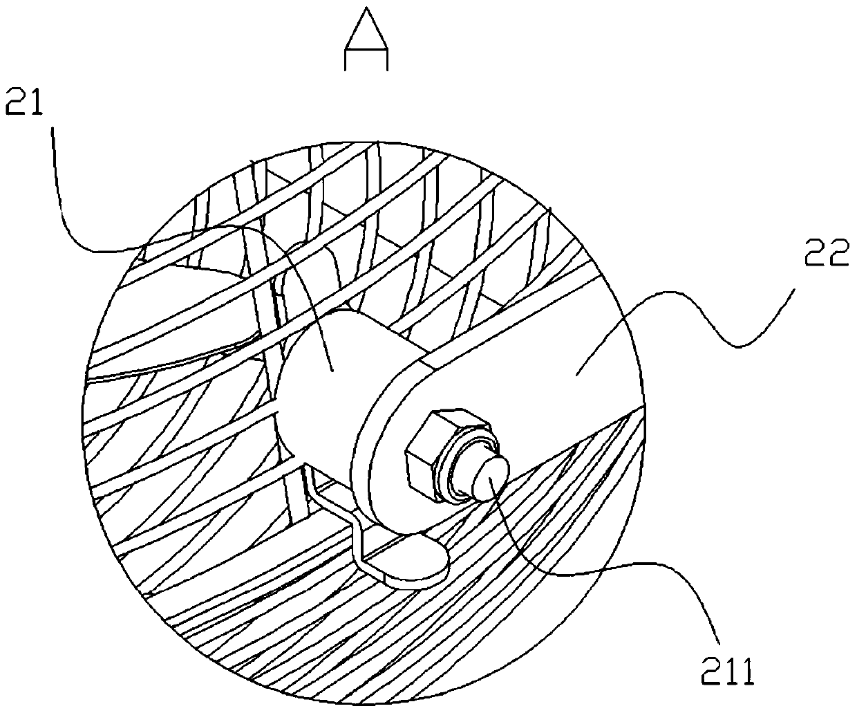 A wall-mounted and desktop dual-purpose fan