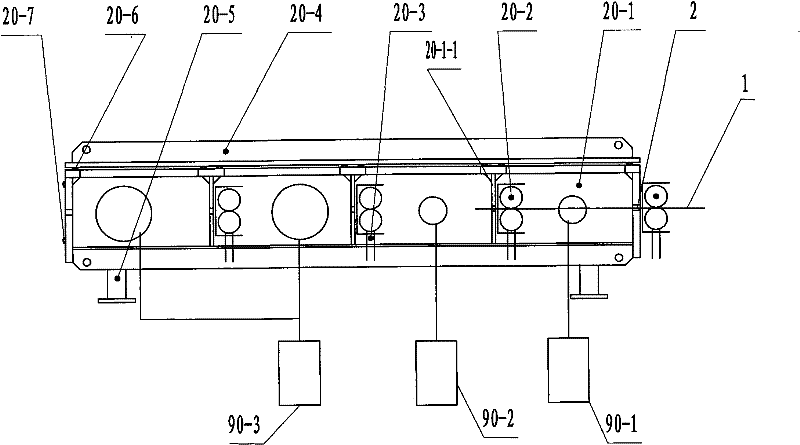 Continuous coiling and coating device of solar selective absorbing film