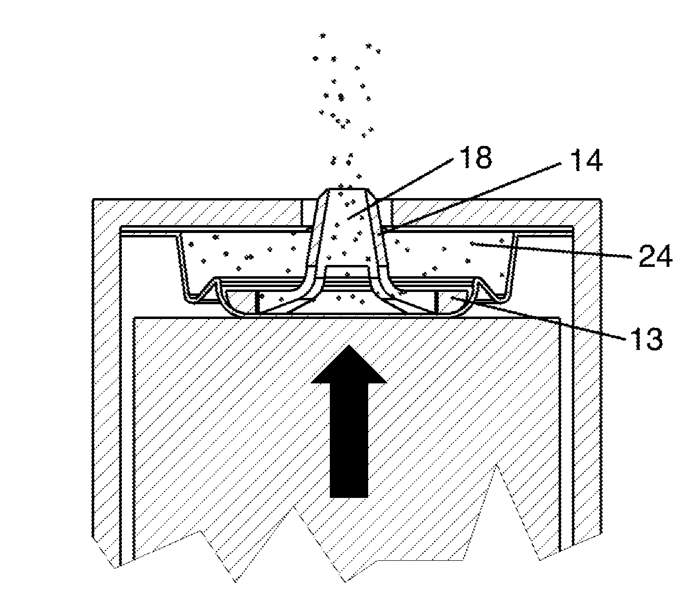 Medical devices for dispensing powders