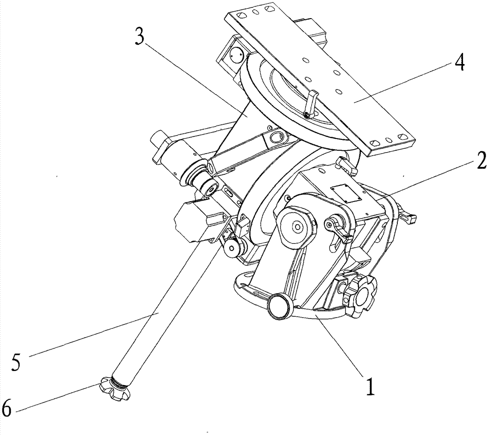 Equatorial telescope bracket