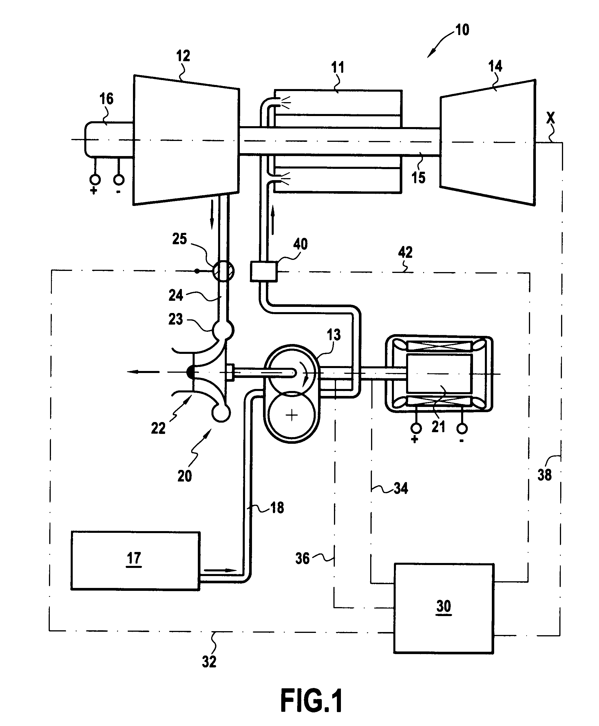 Assistance and emergency backup for the electrical drive of a fuel pump in a turbine engine