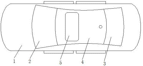 Dustproof automobile skylight facilitating ventilation