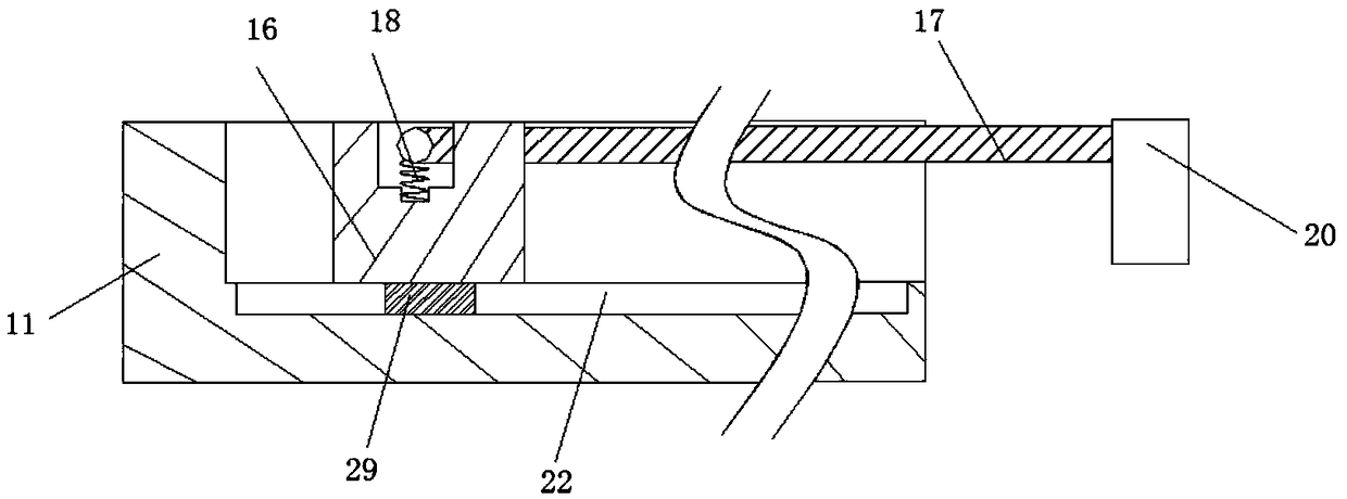 Buckle pushing mechanism used for U-type buckle production