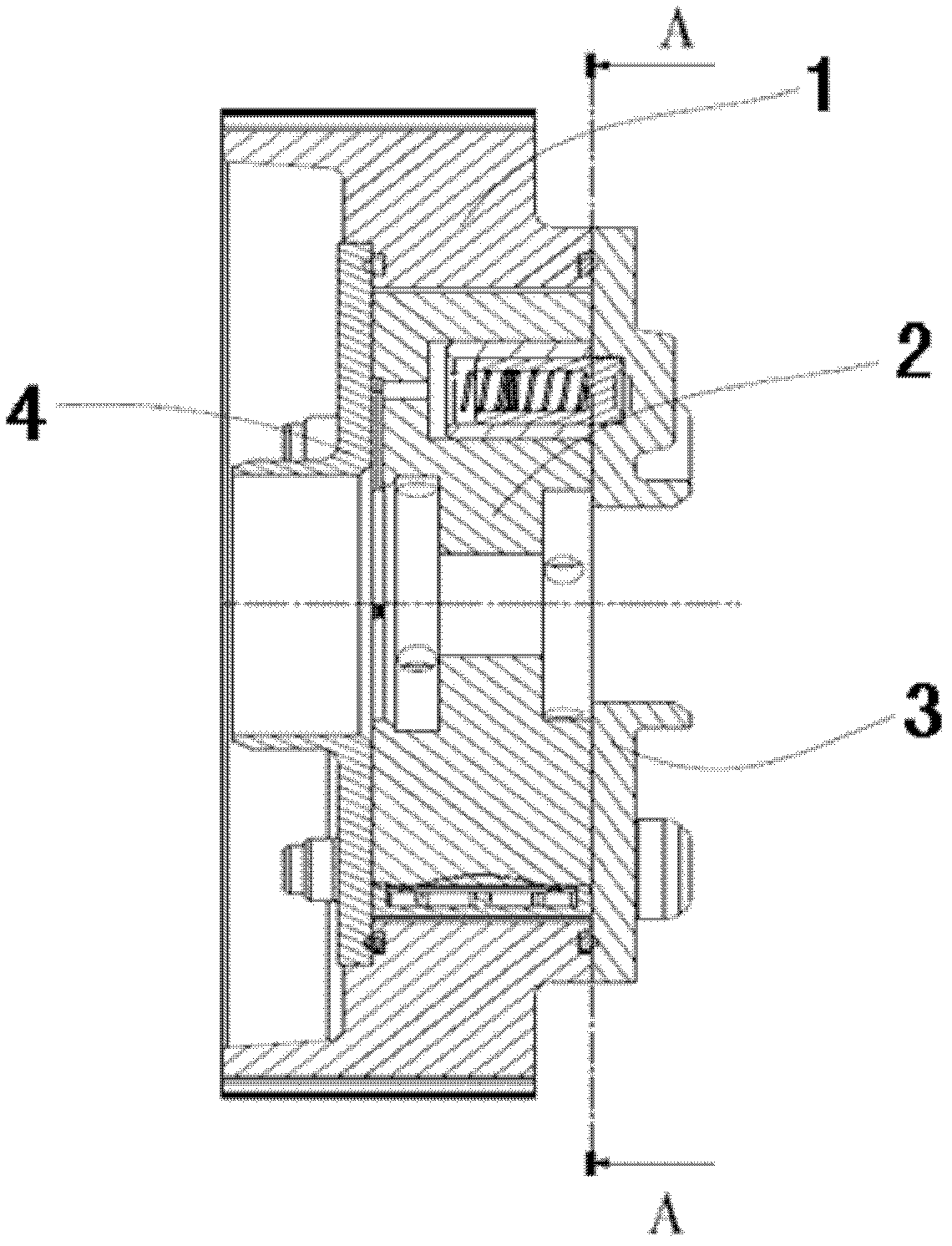 Variable valve timing distribution regulating device and method for improving mechanical property of variable valve timing distribution regulating device