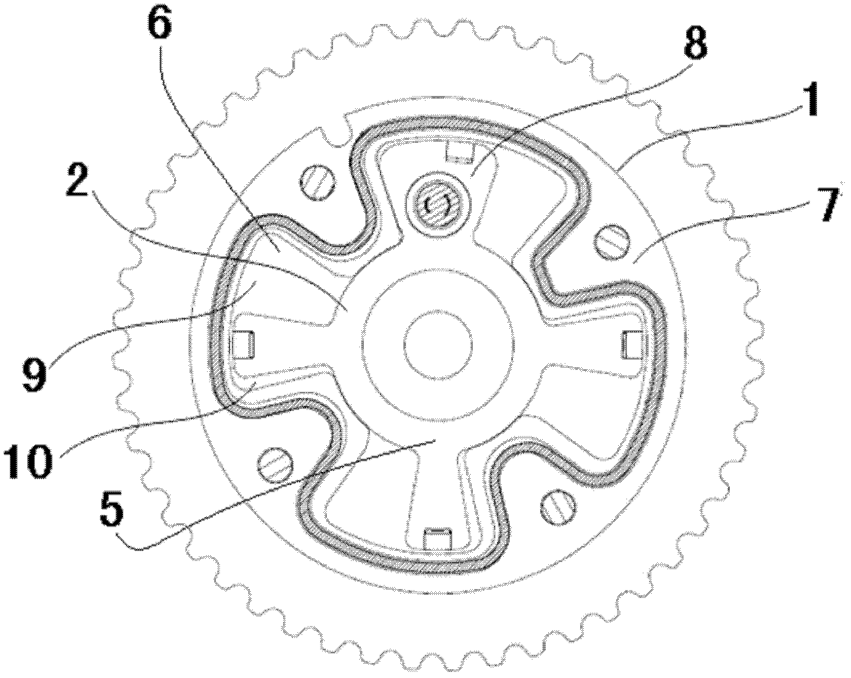 Variable valve timing distribution regulating device and method for improving mechanical property of variable valve timing distribution regulating device