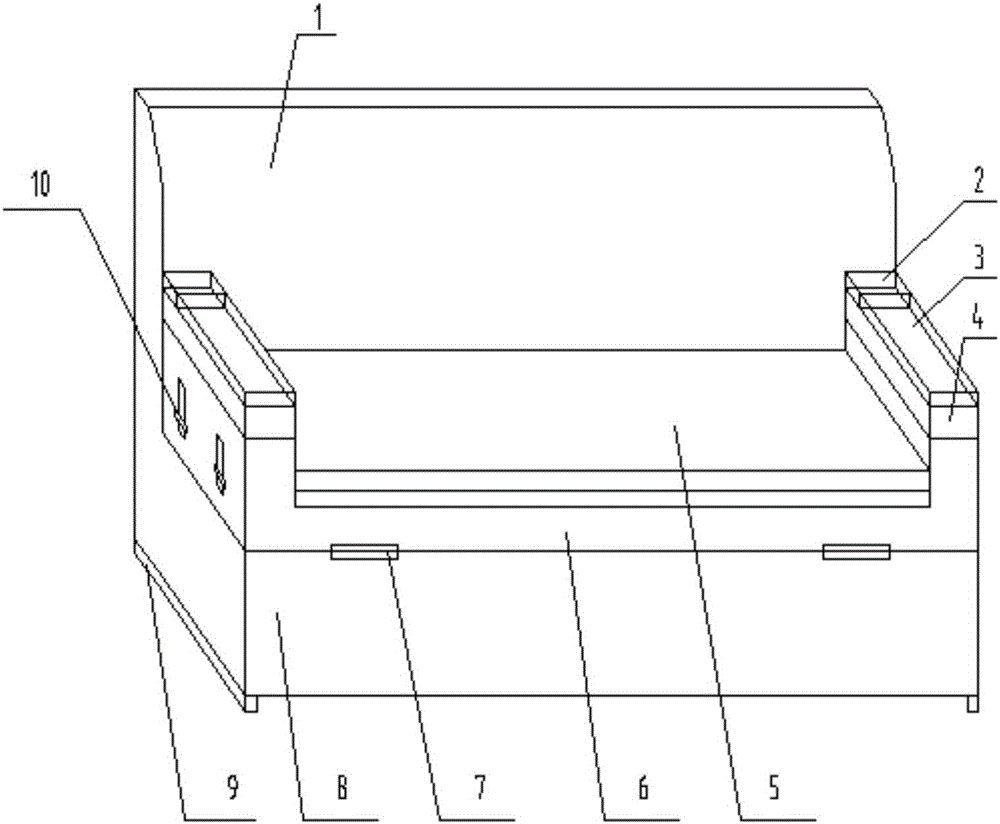 Multifunctional sofa bed