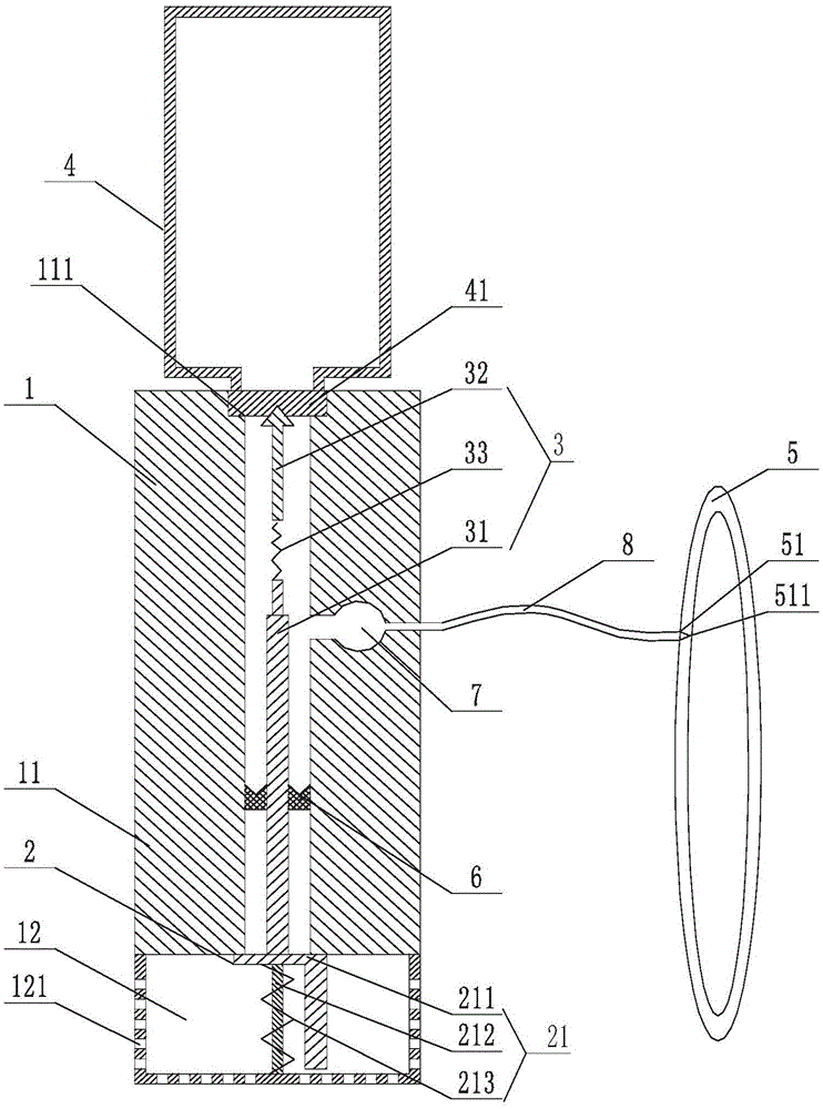 Emergency waterproof device for bearing for ship and bearing provided with device