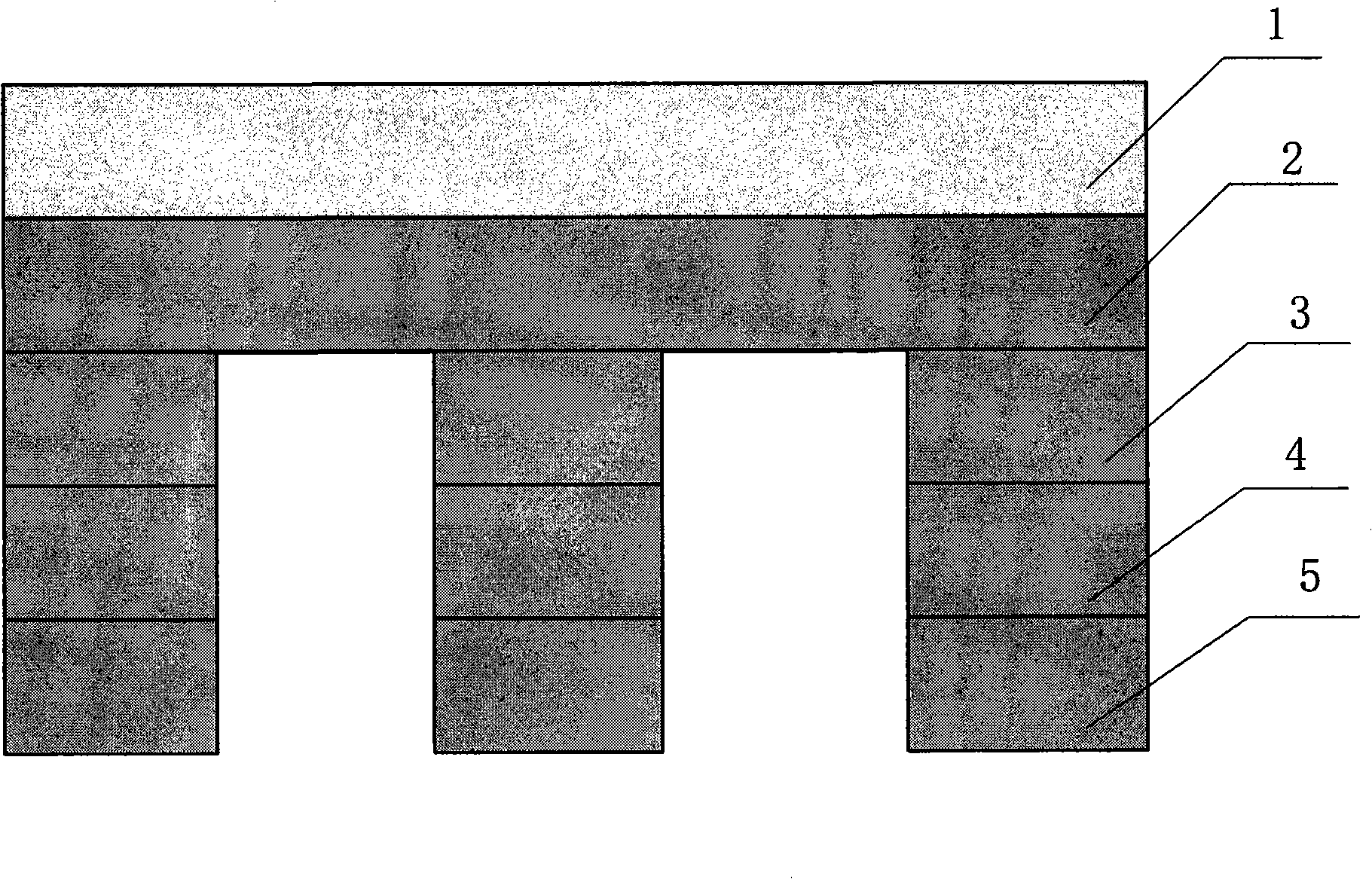 Method for printing transfer printing film and forming pattern on printing stock