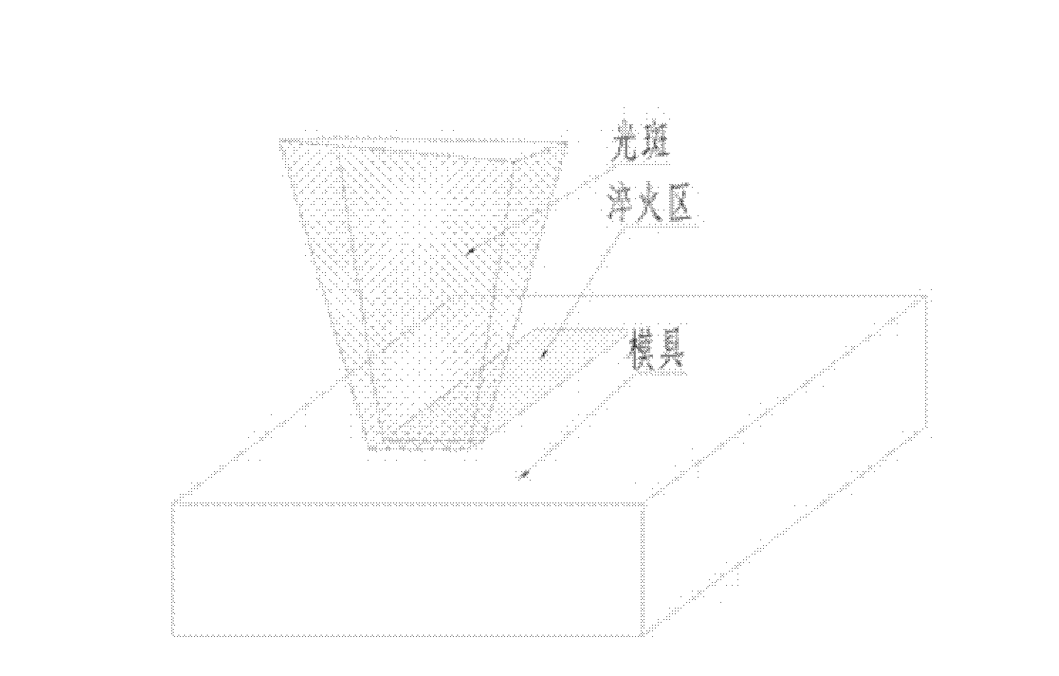 Method for treating mold surface by using laser hardening