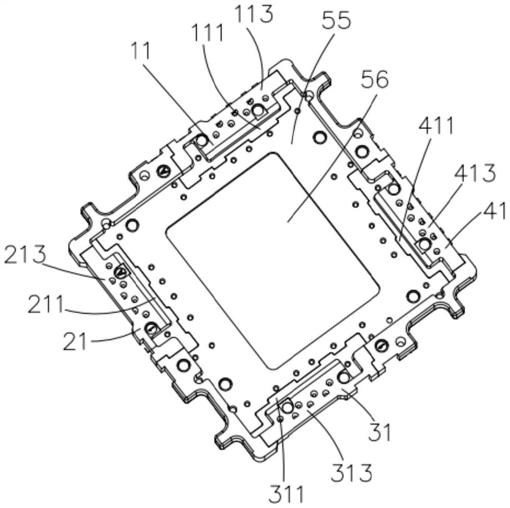 Base welded with electronic components and voice coil motor thereof