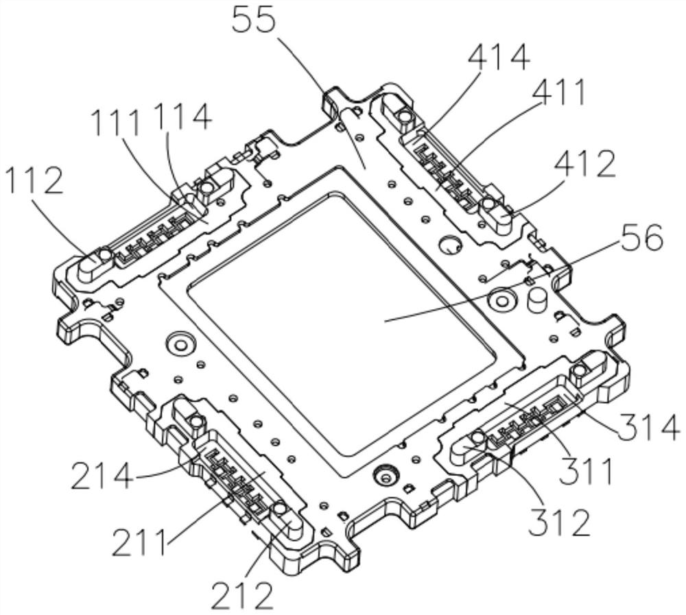 Base welded with electronic components and voice coil motor thereof