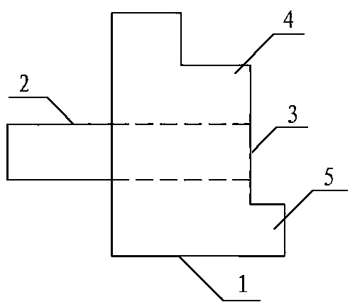 Connecting piece of plastic template