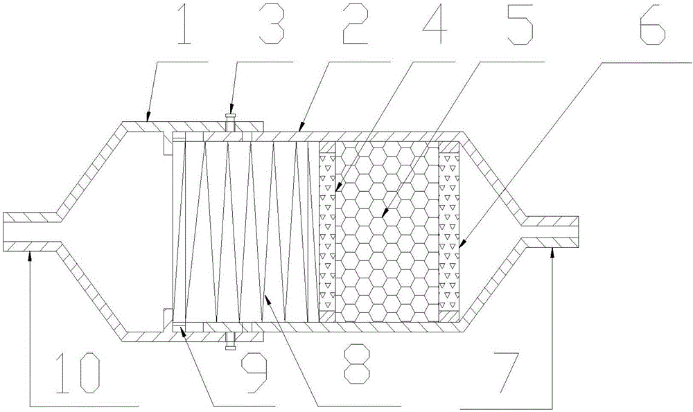 Simple detachable dry filter