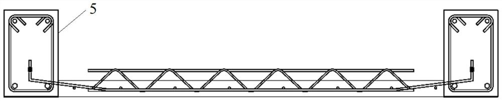 Prefabricated toilet descending plate and construction method