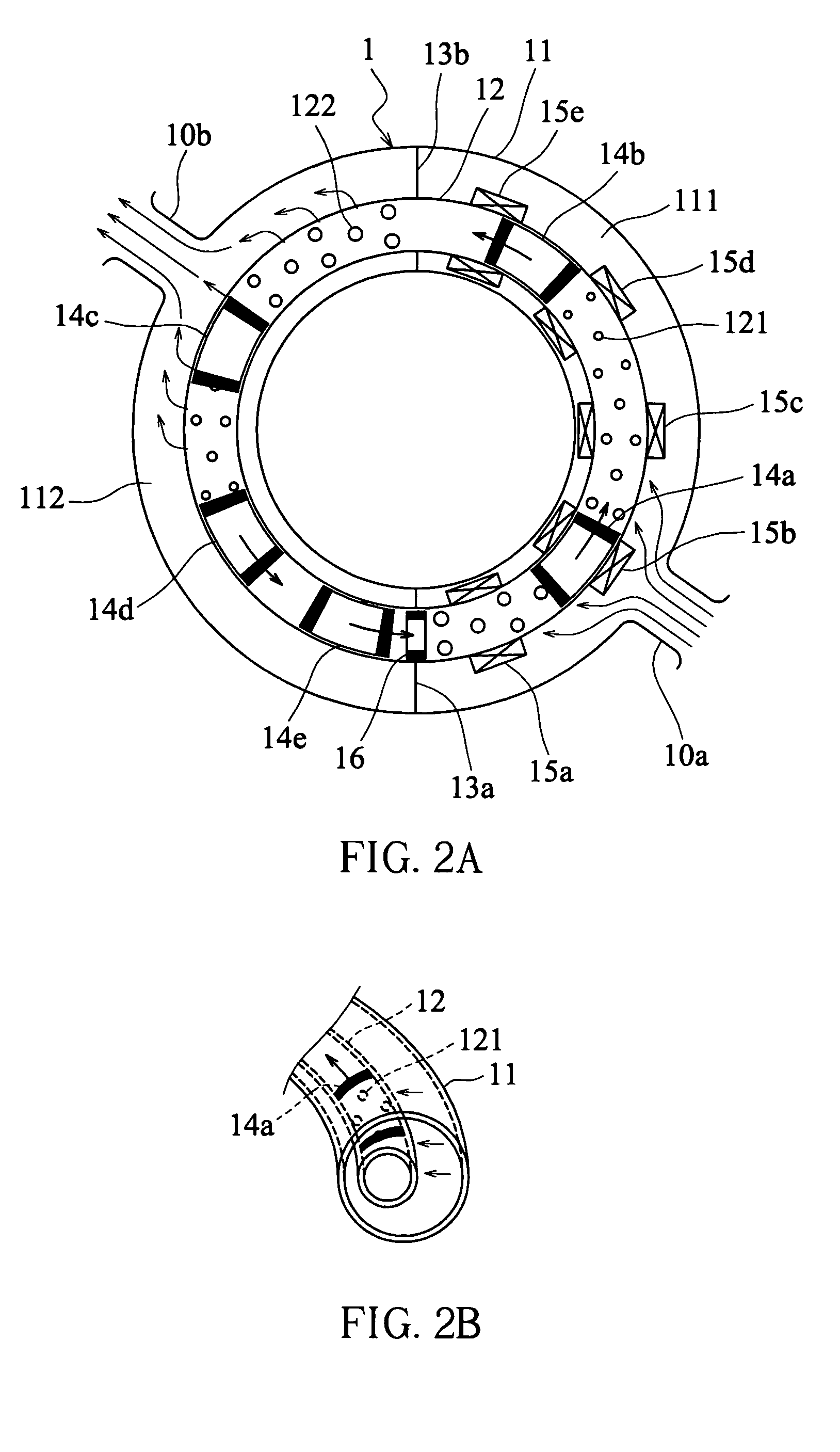 Singlestage and multistage electromagnetic revolutionary piston pump