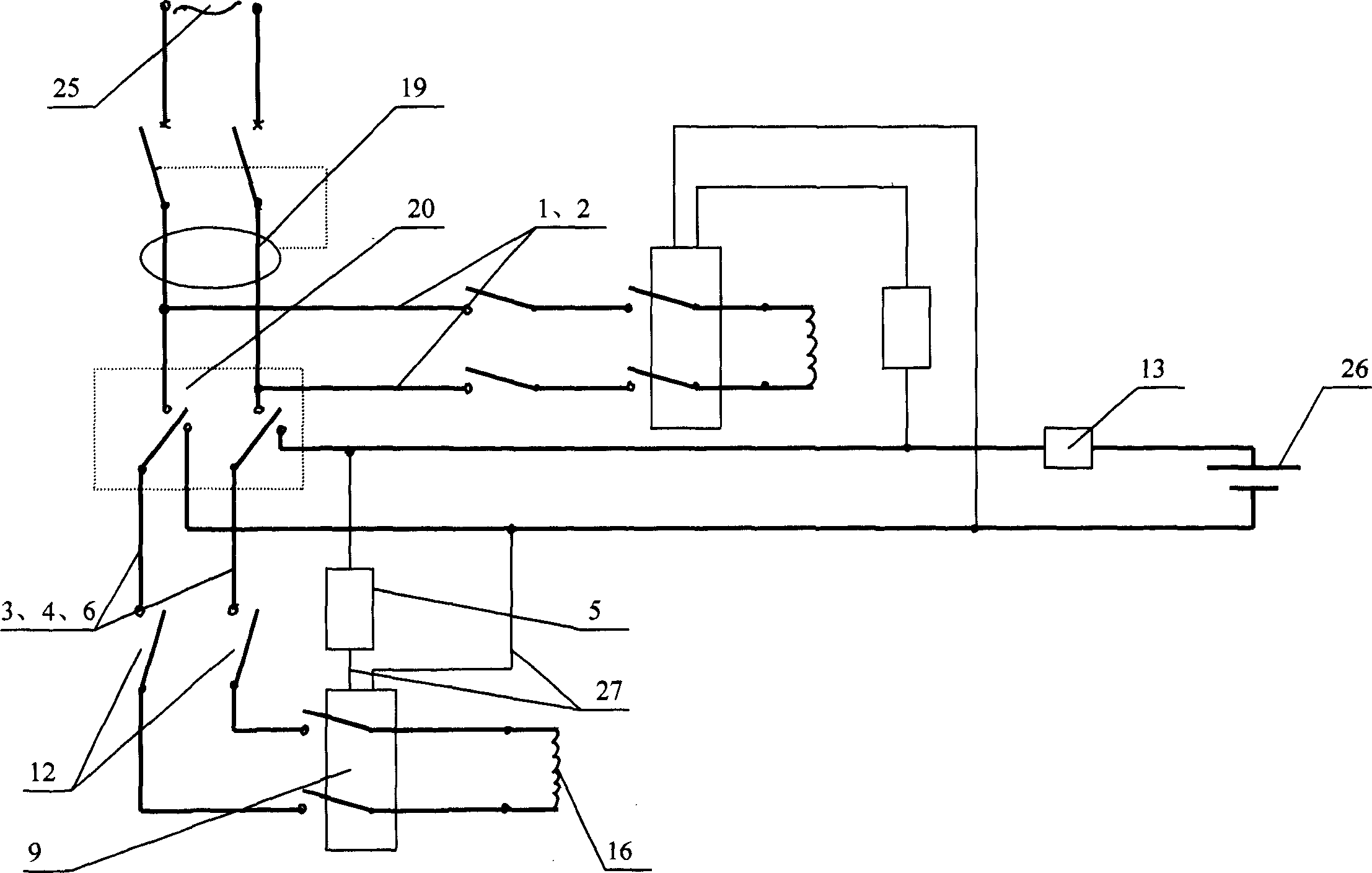 Preheating device for fuel oil engine