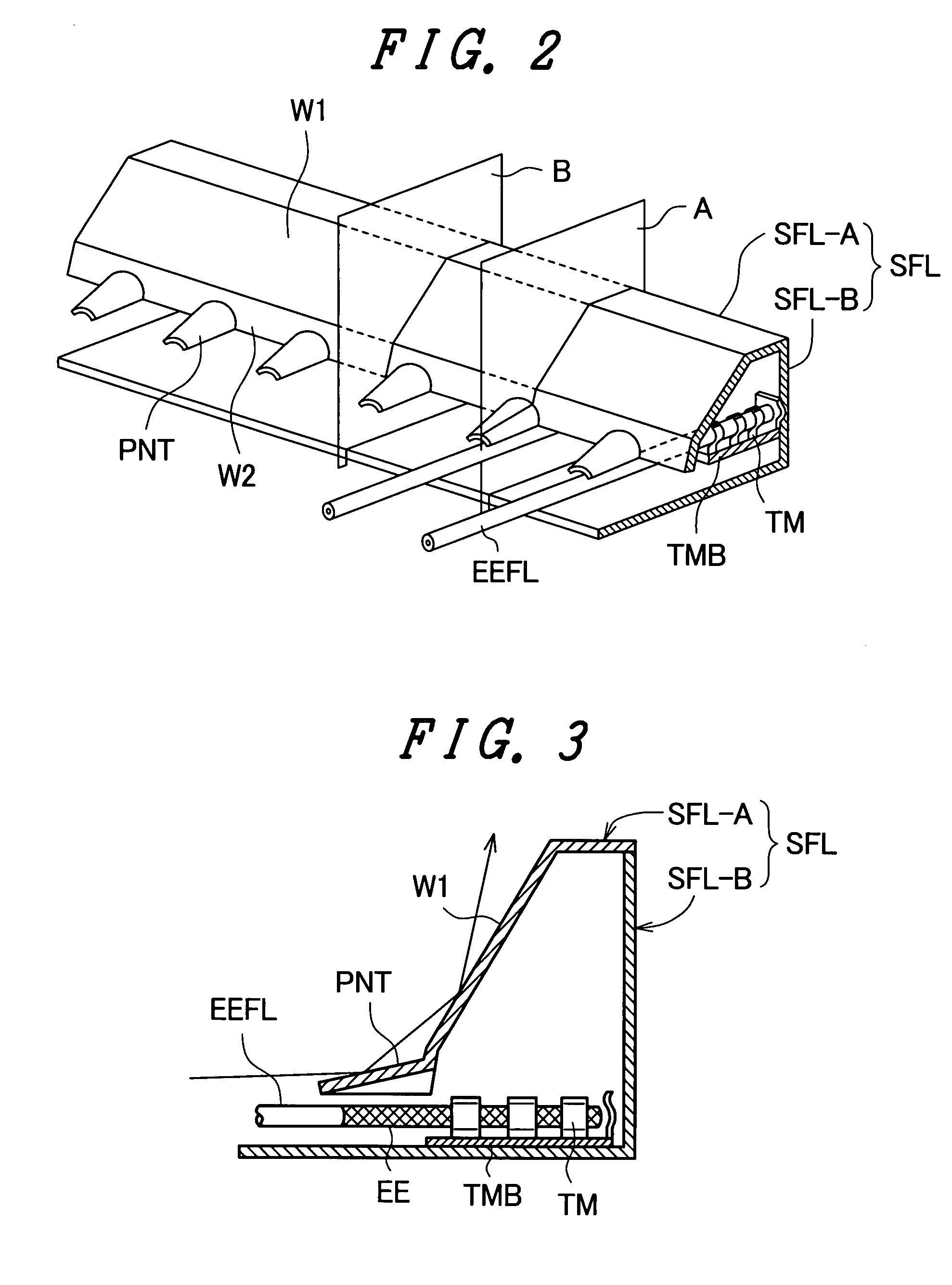 Liquid crystal display device using external electrode fluorescent lamps