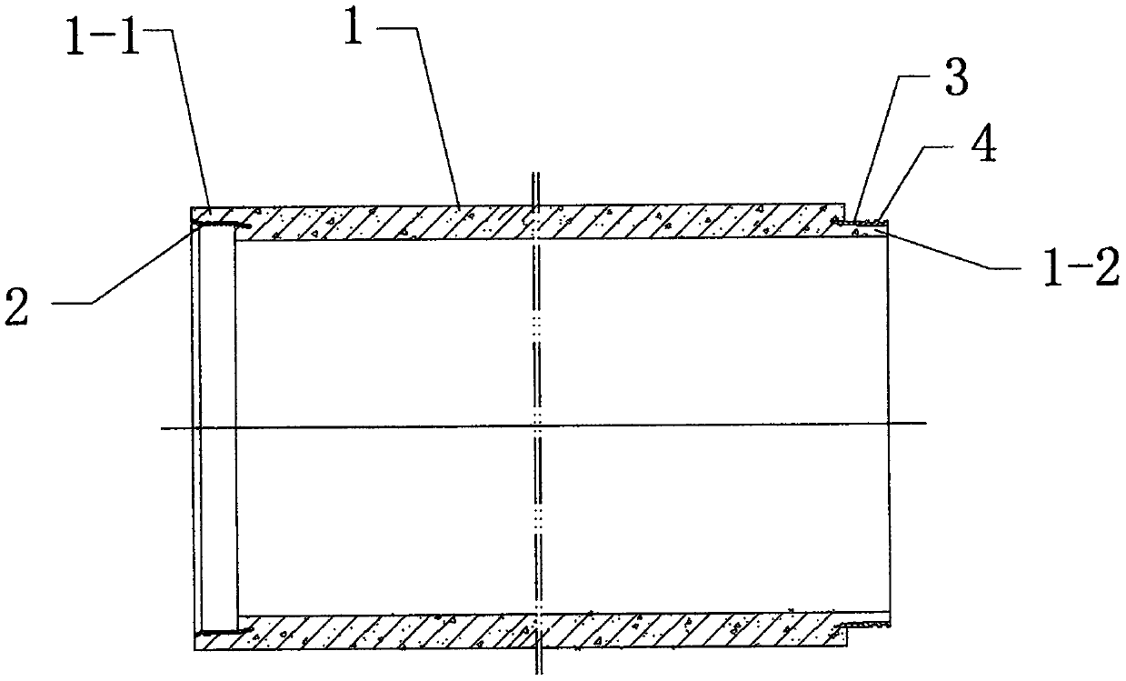 Steel-fiber high-performance concrete pipe and manufacturing method thereof