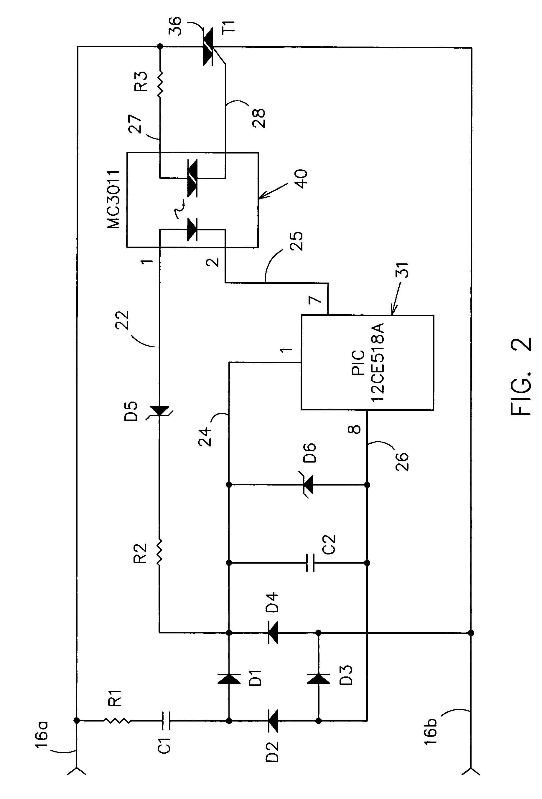 Programmable AC power switch