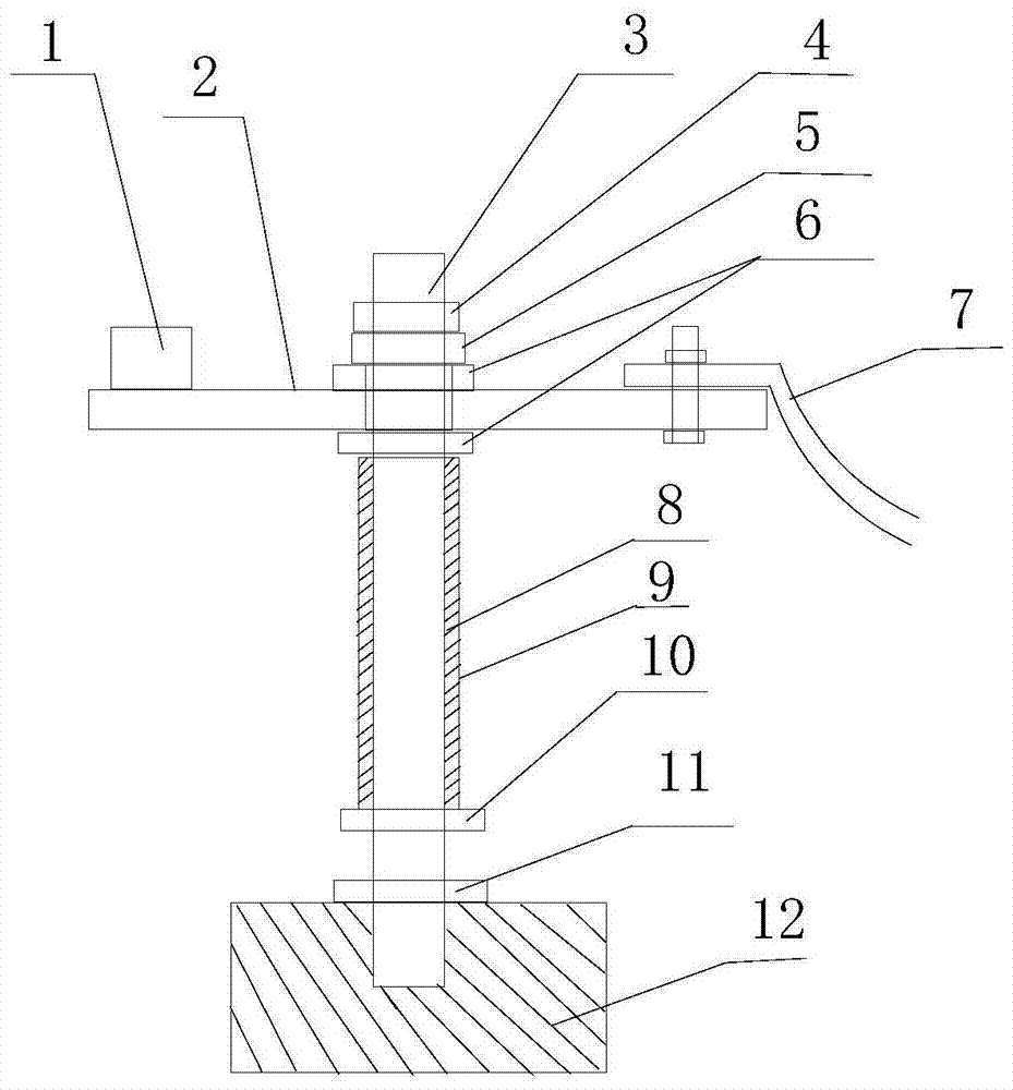 Carbon brush holder support adjustment lever