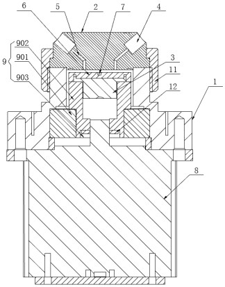 Porous rotary-cut valve achieving pairwise intercommunication