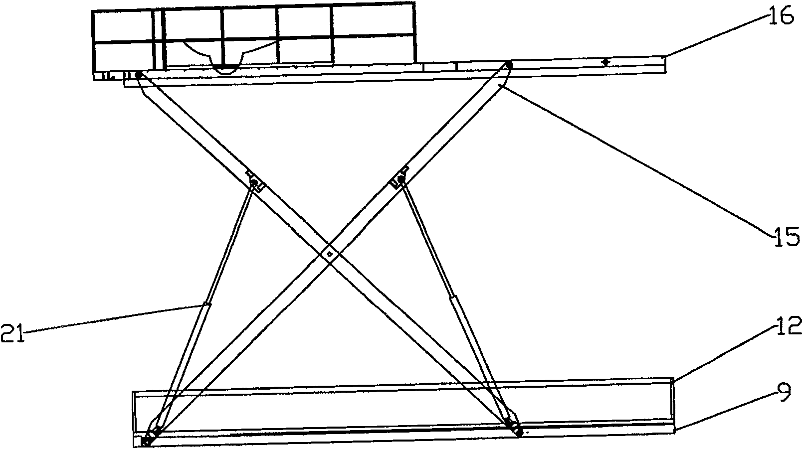 Ladder vehicle of ship