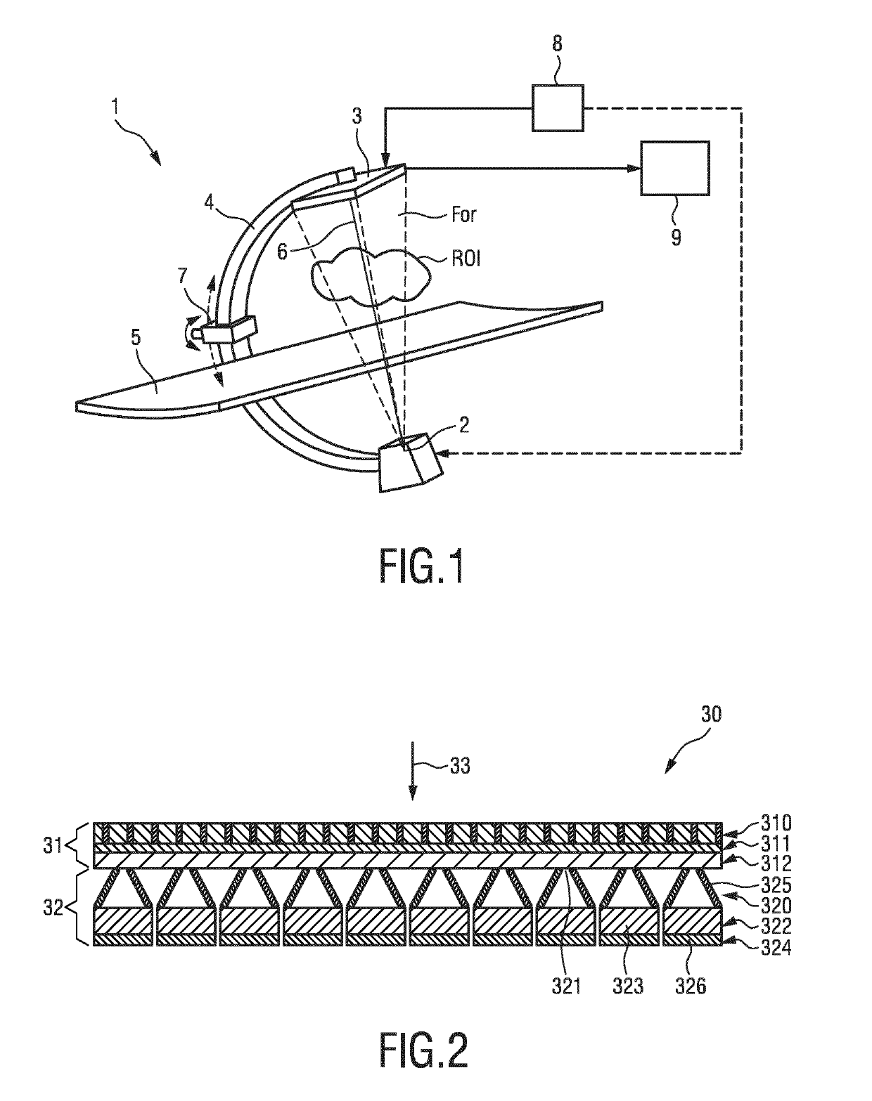 Combined imaging detector for x-ray and nuclear imaging