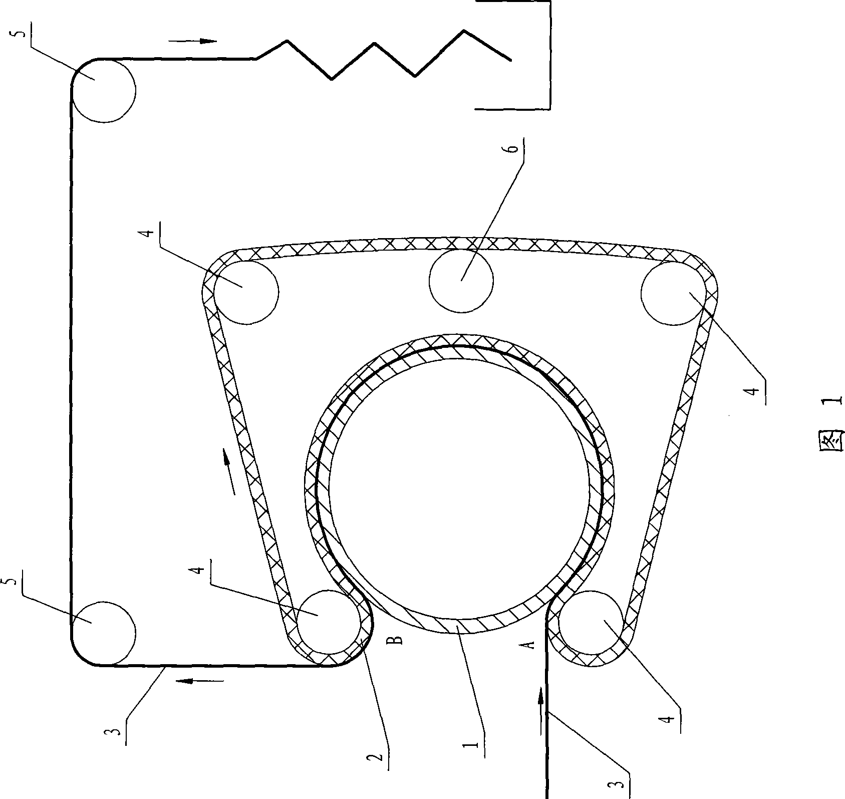 Dry processing method of textile coating discharge printing