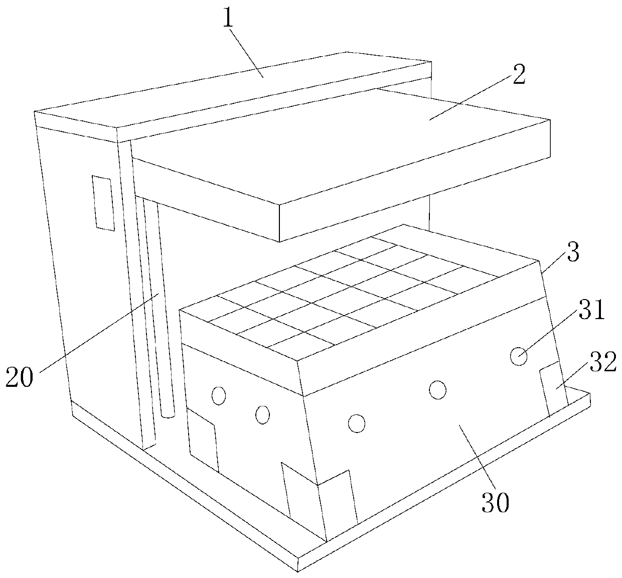 Wafer flow sheet surface flatness detection device capable of avoiding false flaws