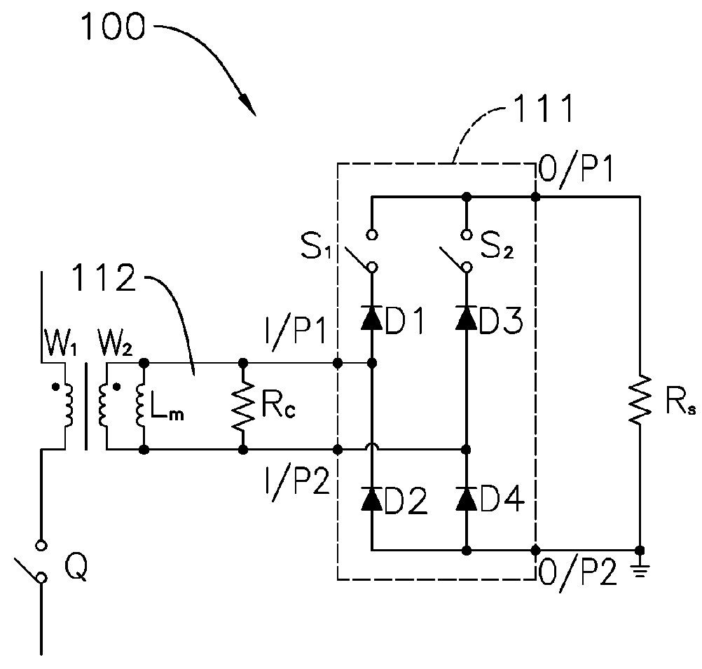 Totem-pole power factor corrector and current-sampling unit thereof