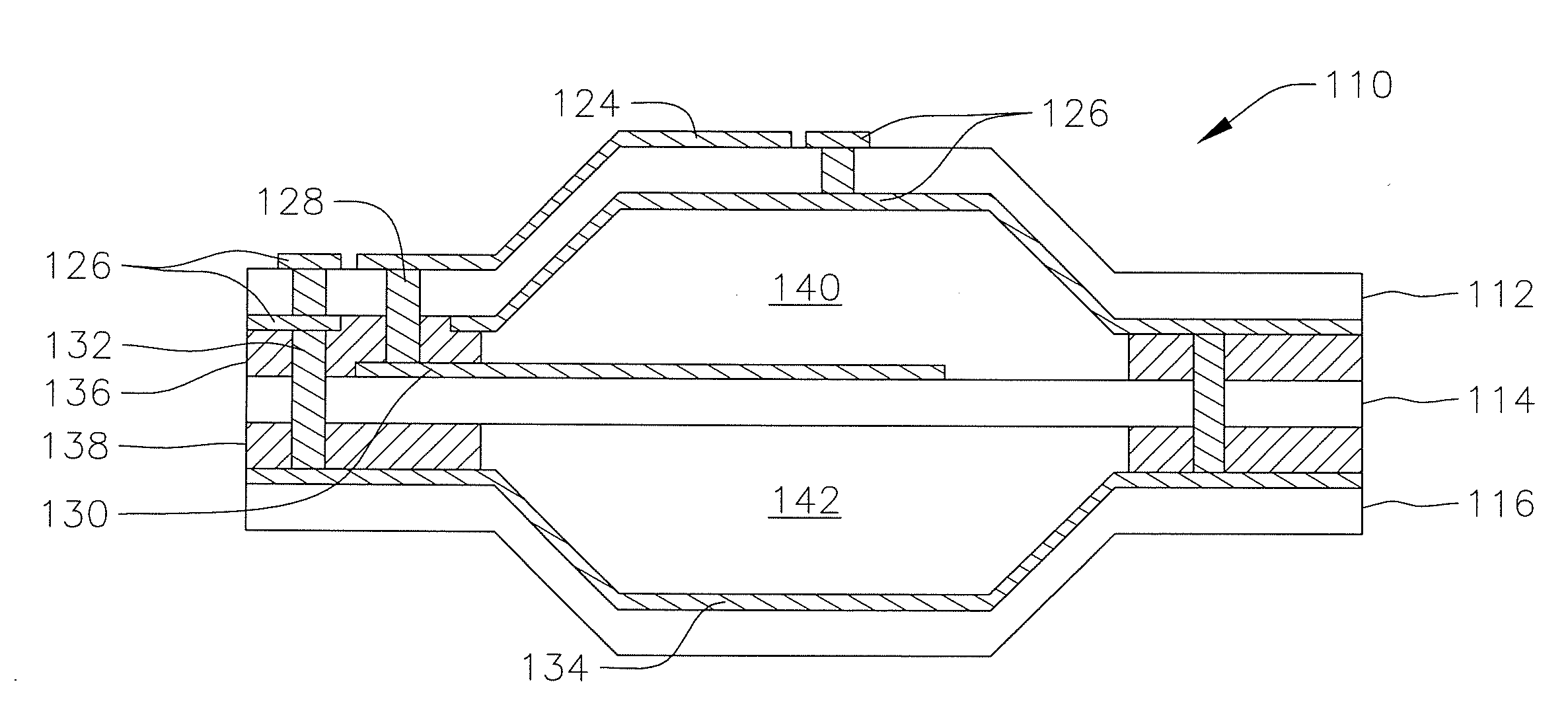 RF transition with 3-dimensional molded RF structure