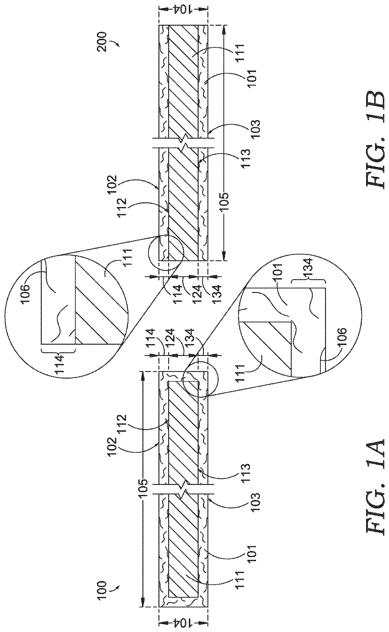 Variegated polymer-based materials