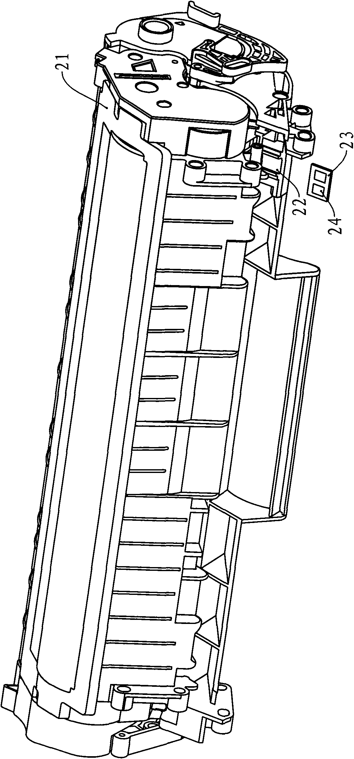 Chip, consumable container and working method of chip