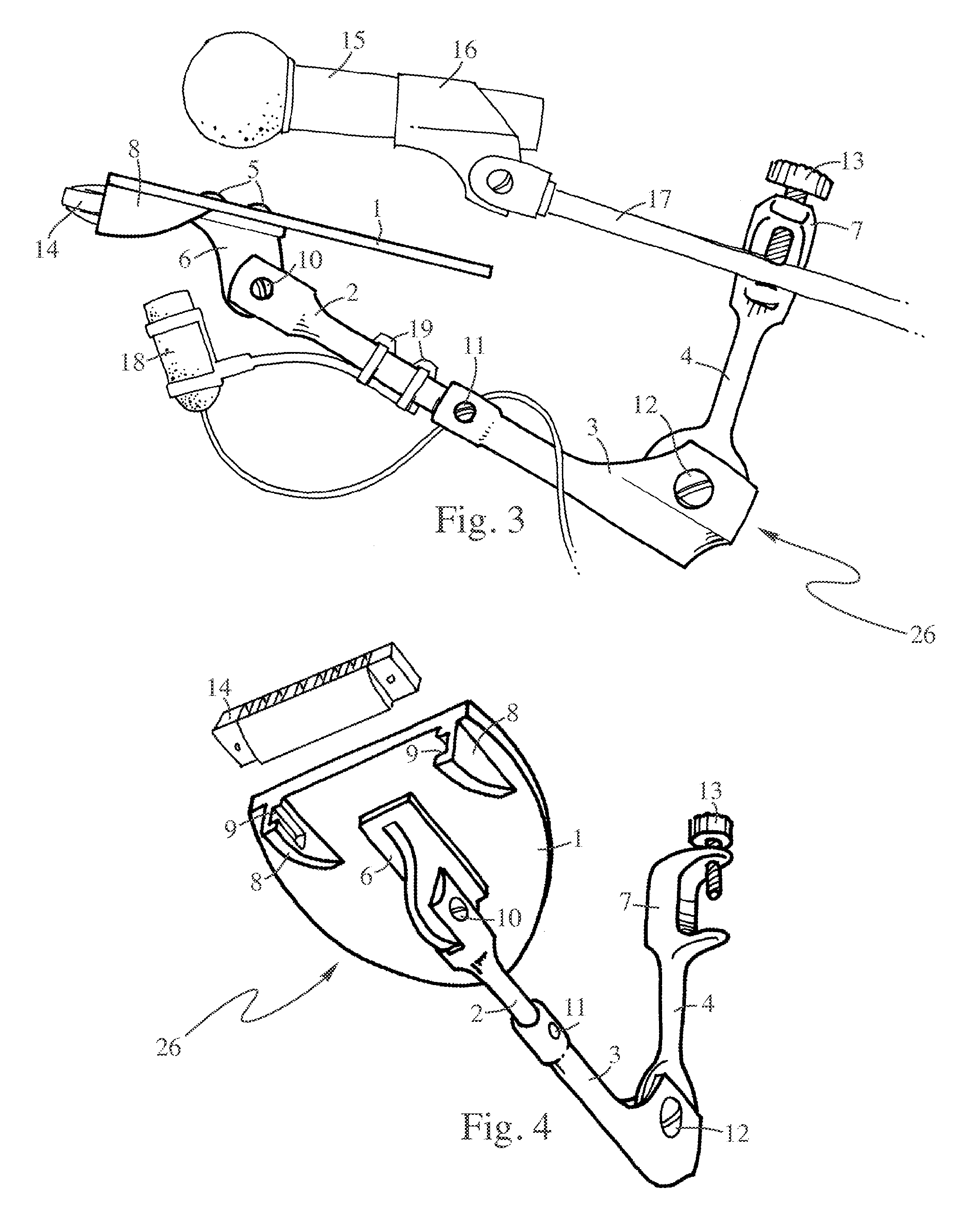 Harmonica holder and sound baffle