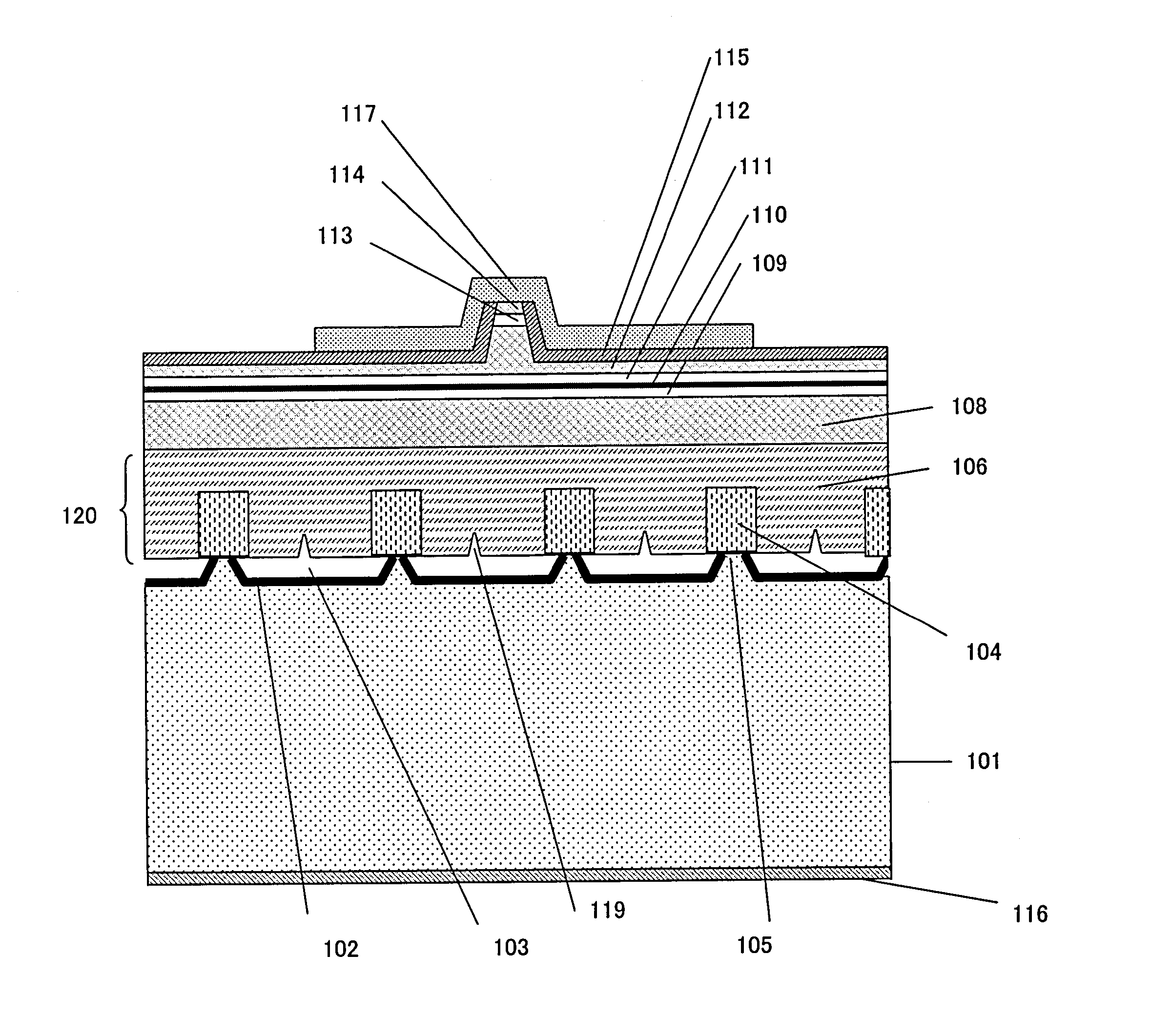 Nitride semiconductor device and process for producing the same