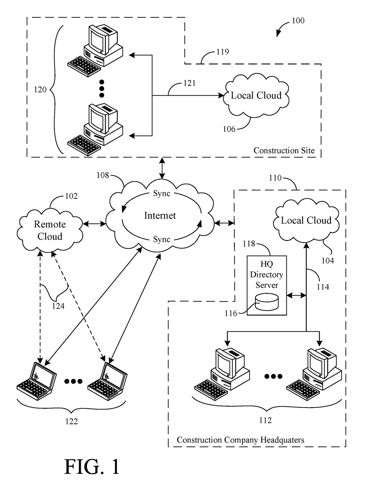 Event-Based User State Synchronization in a Cloud Storage System