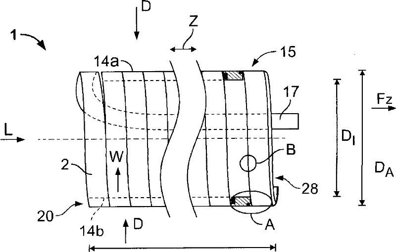 Spiral support and manufacturing method thereof