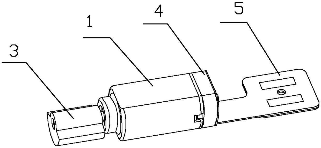 Variable speed iron core vibrating motor