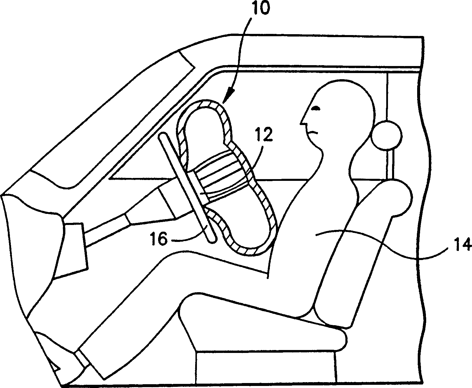 Twelve-sided polygon-shaped air bag