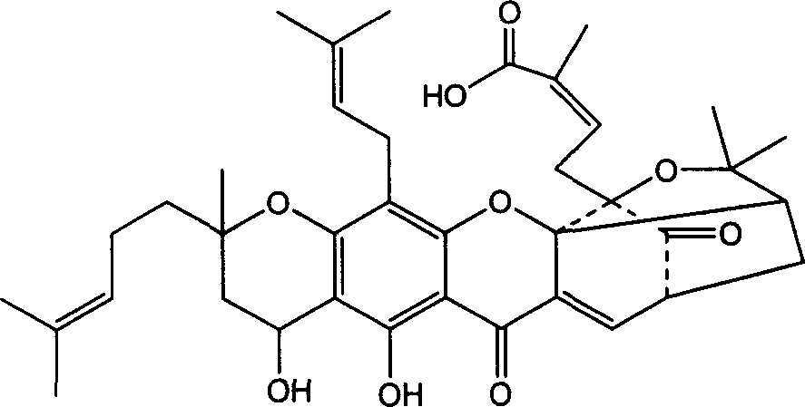 Polyethylene glycol prodrug of gambogicacid, its preparation method, formulation and use