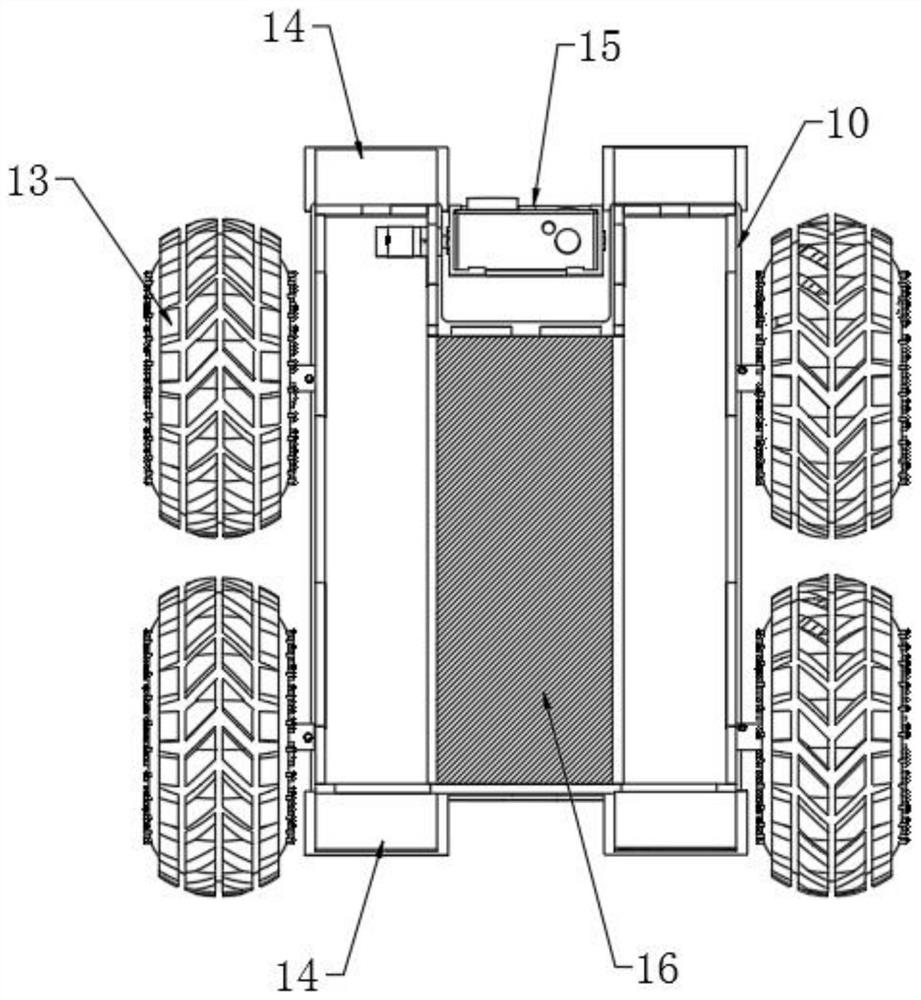 Robot with wall climbing and obstacle crossing functions