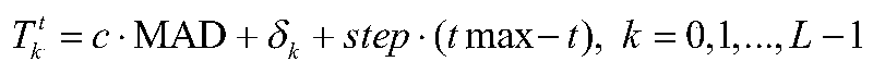 Hierarchical random value shock noise removal method and system