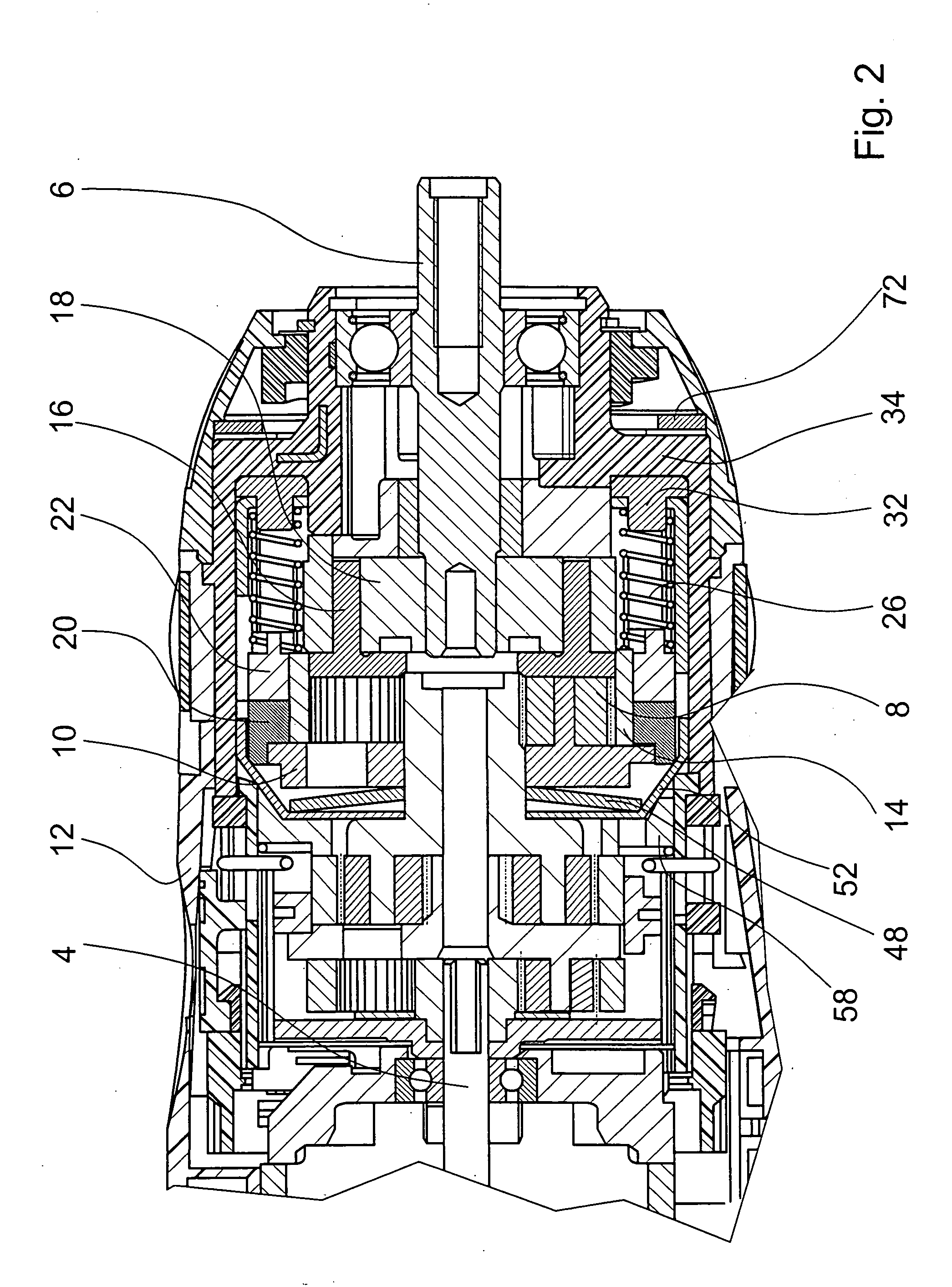 Hand-held power tool with a torque-limiting unit