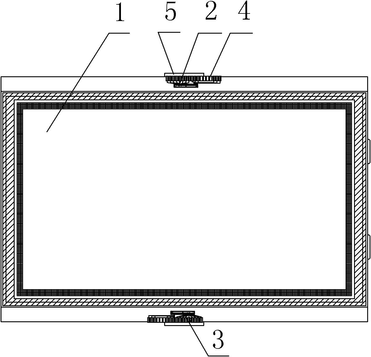 Electronic price tag display module with low power consumption