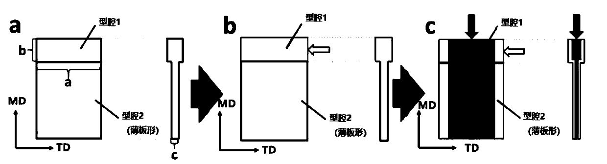 Anisotropic heat and electricity-conductive polymer composite material and preparation method thereof