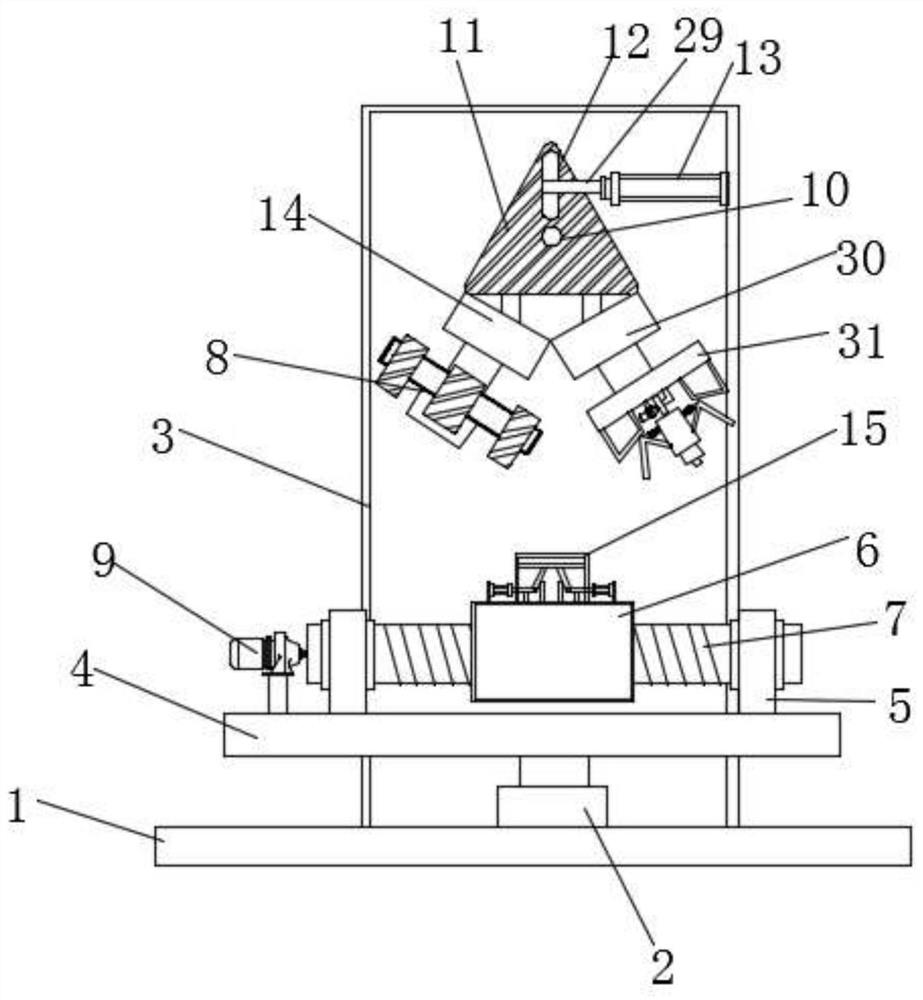 LED lamp bead production equipment with reversing correction function