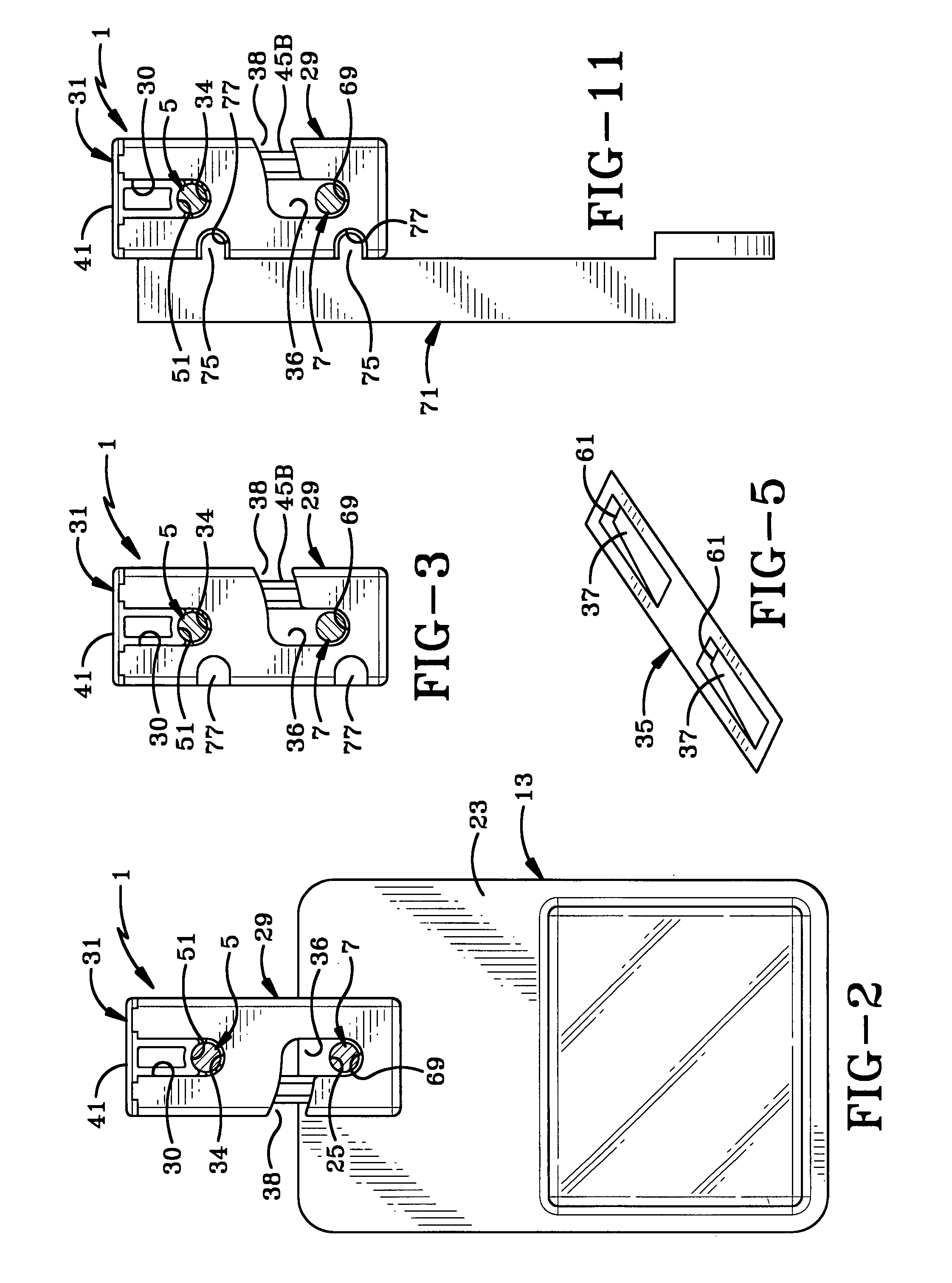 Lock mechanism for display rod