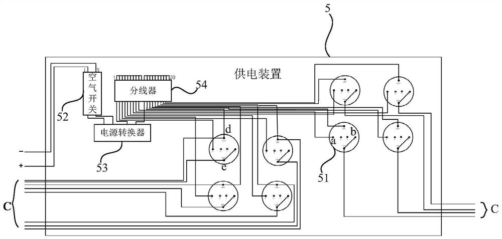 Automatic driving vehicle off-line detection device and detection method